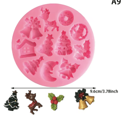 MOLDE DE FONDANT NAVIDAD 37325