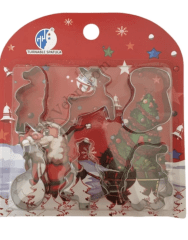 CORTADOR DE GALLETAS 10 PIEZAS NAVIDAD