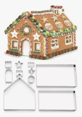 CORTADOR CASITA NAVIDAD 10 PCS