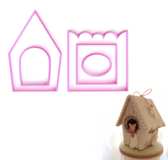 SET CASA DE JENGIBRE 5 PIEZAS NAVIDAD