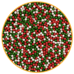 GRAGEA FONDANT MULTICOLOR NAVIDEÑO 1 KILO