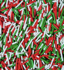 PALITO FONDANT MULTICOLOR NAVIDEÑO 1 KILO