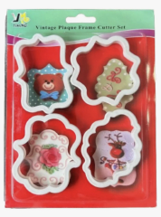 CORTADOR DE GALLETAS 4 PCS