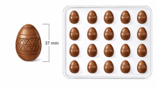 MOLDE N°111 HUEVITOS CHICOS CON DISEÑO - PASCUA