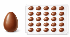 MOLDE N°231 HUEVITOS PEQUEÑOS LISOS - PASCUA