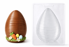MOLDE N°523 HUEVO LINEAS CHOC. - PASCUA