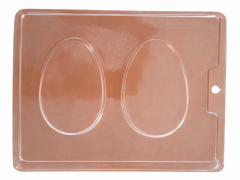 MOLDE HUEVO PLANO CHOC. 2 UN