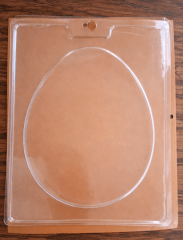 MOLDE CHOCOLATE HUEVO PLANO