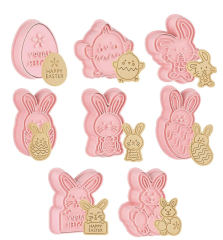 8 CORTADORES DE GALLETA DE PASCUA - 111131