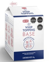 WHIP TOPPING 4 LITROS RICH