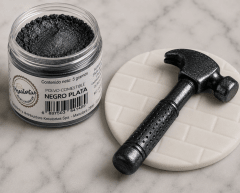 POLVO COMESTIBLE NEGRO PLATA KREATORTA
