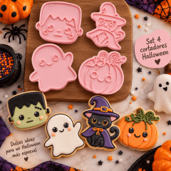 SET DE 4 CORTADORES - CORTADOR HALLOWEEN 2026