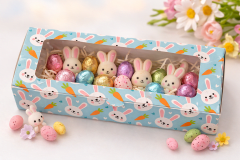 CAJA 3 ALFAJORES PASCUA - CELESTE