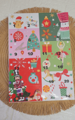 CALENDARIO ADVIENTO CASCANUECES ROJO VERDE