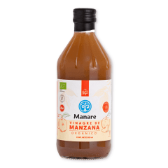 VINAGRE DE MANZANA 500 ML ORGANICO MANARE