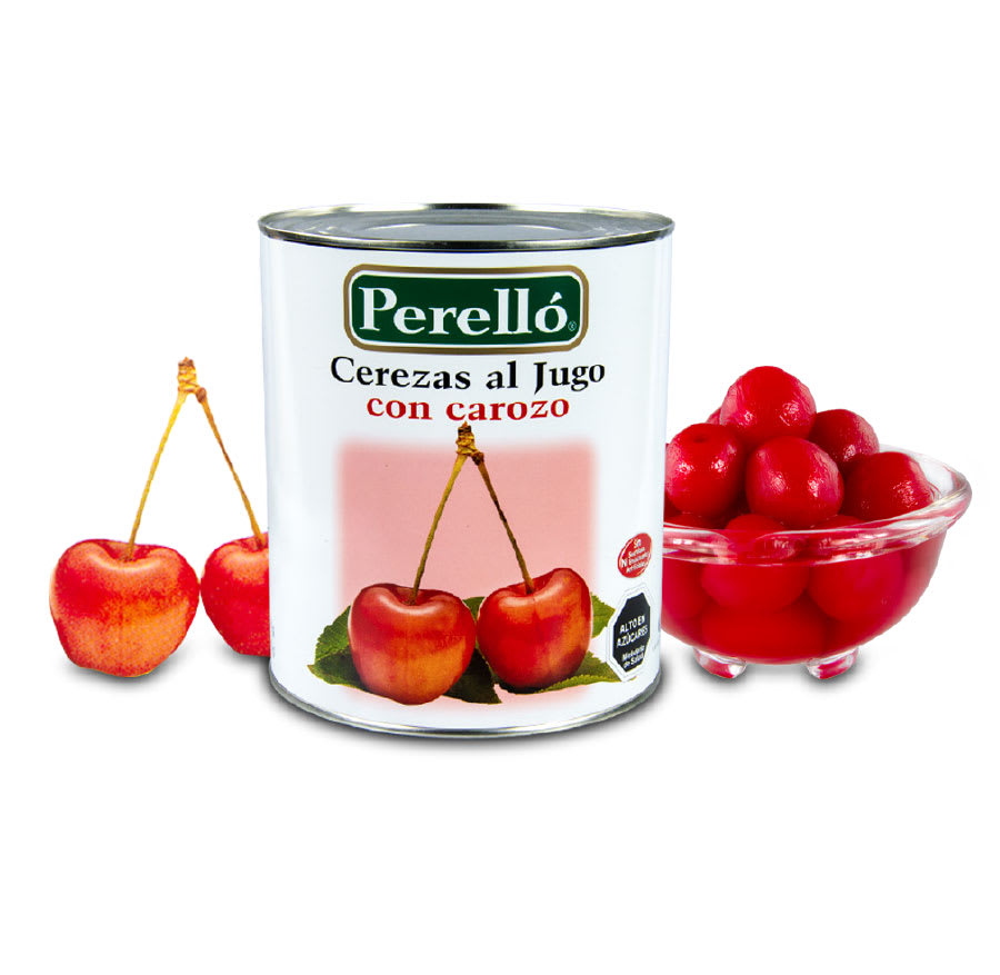 CEREZAS AL JUGO CON CAROZO PERELLO 580G1