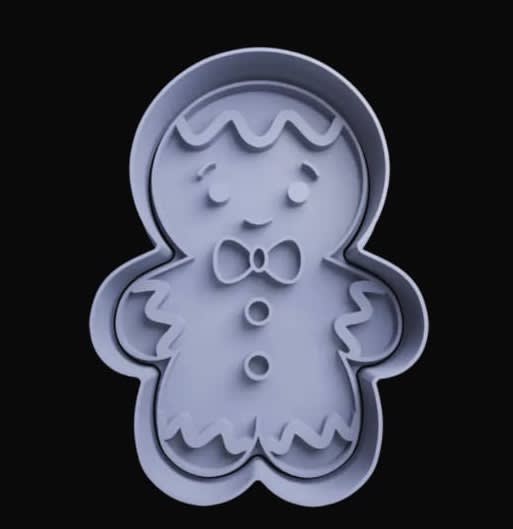 CORTADOR DE GALLETA NAVIDAD - JENGIBRE 8.5 CM1