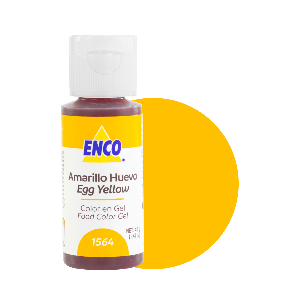 COLOR AMARILLO HUEVO EN GEL 1564 (40G)1