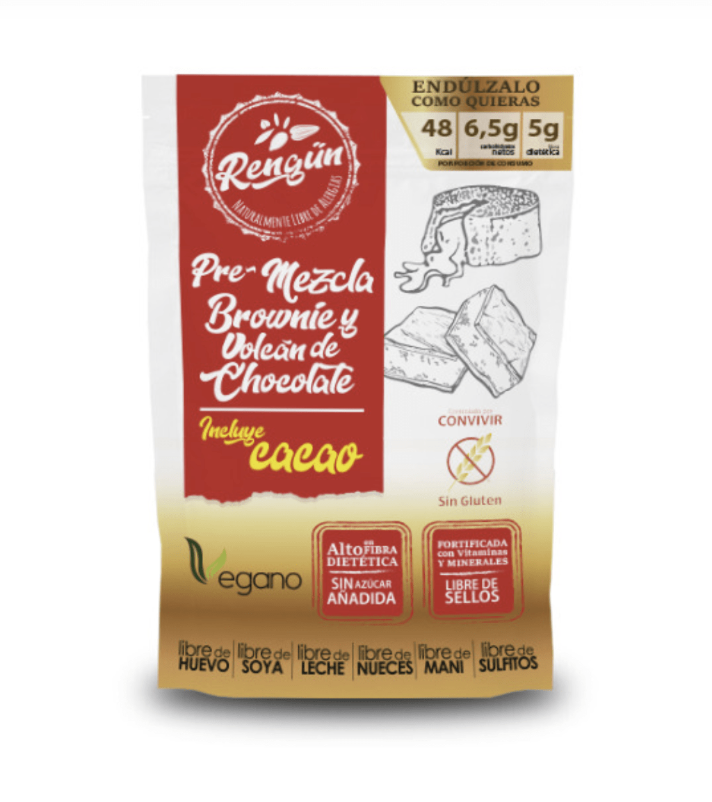 BROWNIE Y VOLCAN DE CHOCOLATE 350 GR RENGUN1