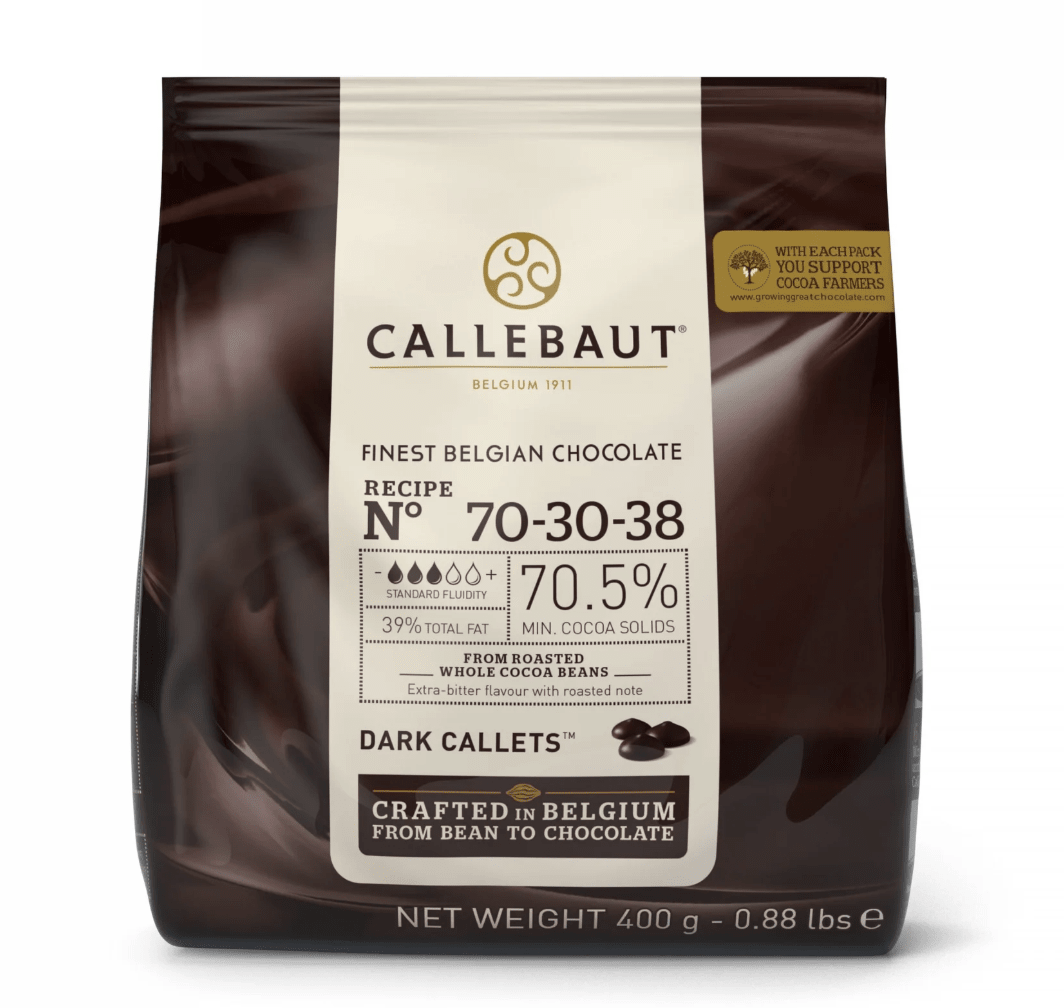CALLEBAUT CHOCOLATE AMARGO 70-30-38 - 70,5% 400 GR1