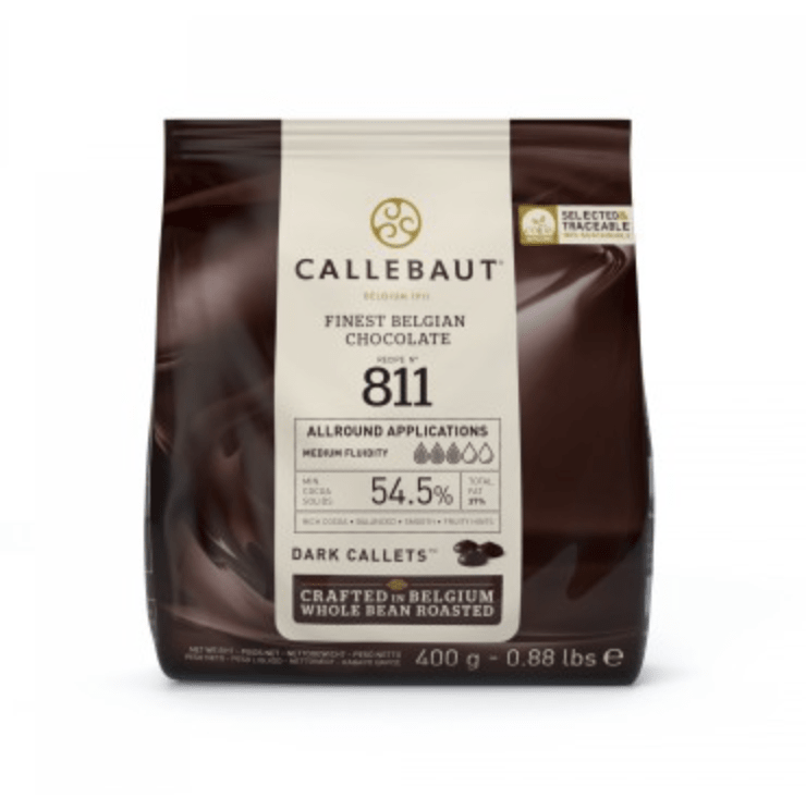 CHOCOLATE AMARGO CALLEBAUT 811 400 GR1