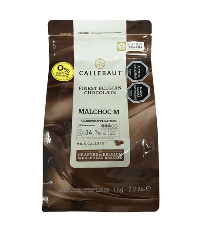 CALLEBAUT CHOCOLATE DE LECHE MALCHOC-M 34,1% - 1 KG1