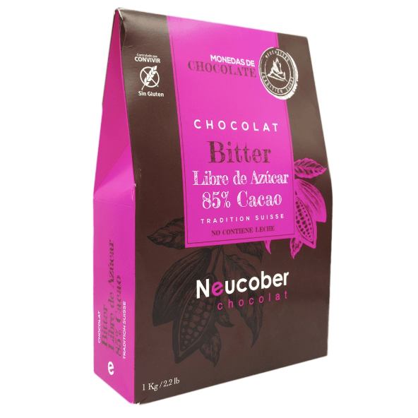 CHOCOLATE BITTER 85% CACAO S/A 1 KG NEUCOBER1