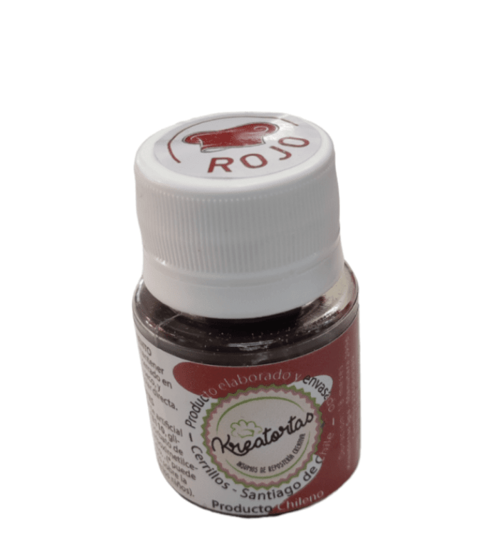 COLORANTE 30G ROJO KREATORTAS1