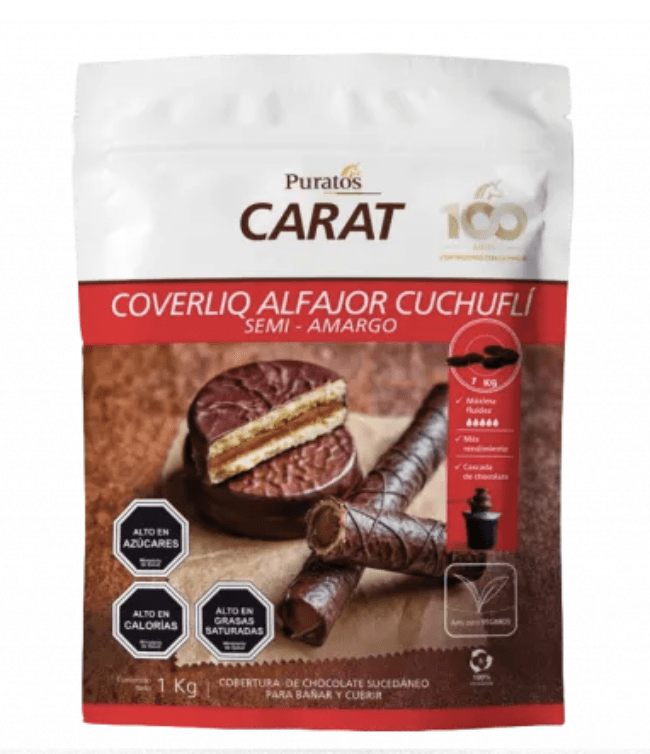 COVERTURA LIQUIDA ALFAJOR/CUCHUFLI EN GOTAS 1 KILO - PURATOS1