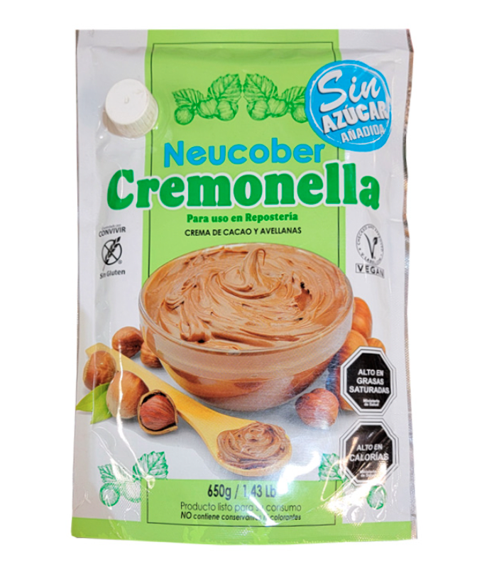 CREMONELLA SIN AZUCAR DESPENSADOR - 650 GR1