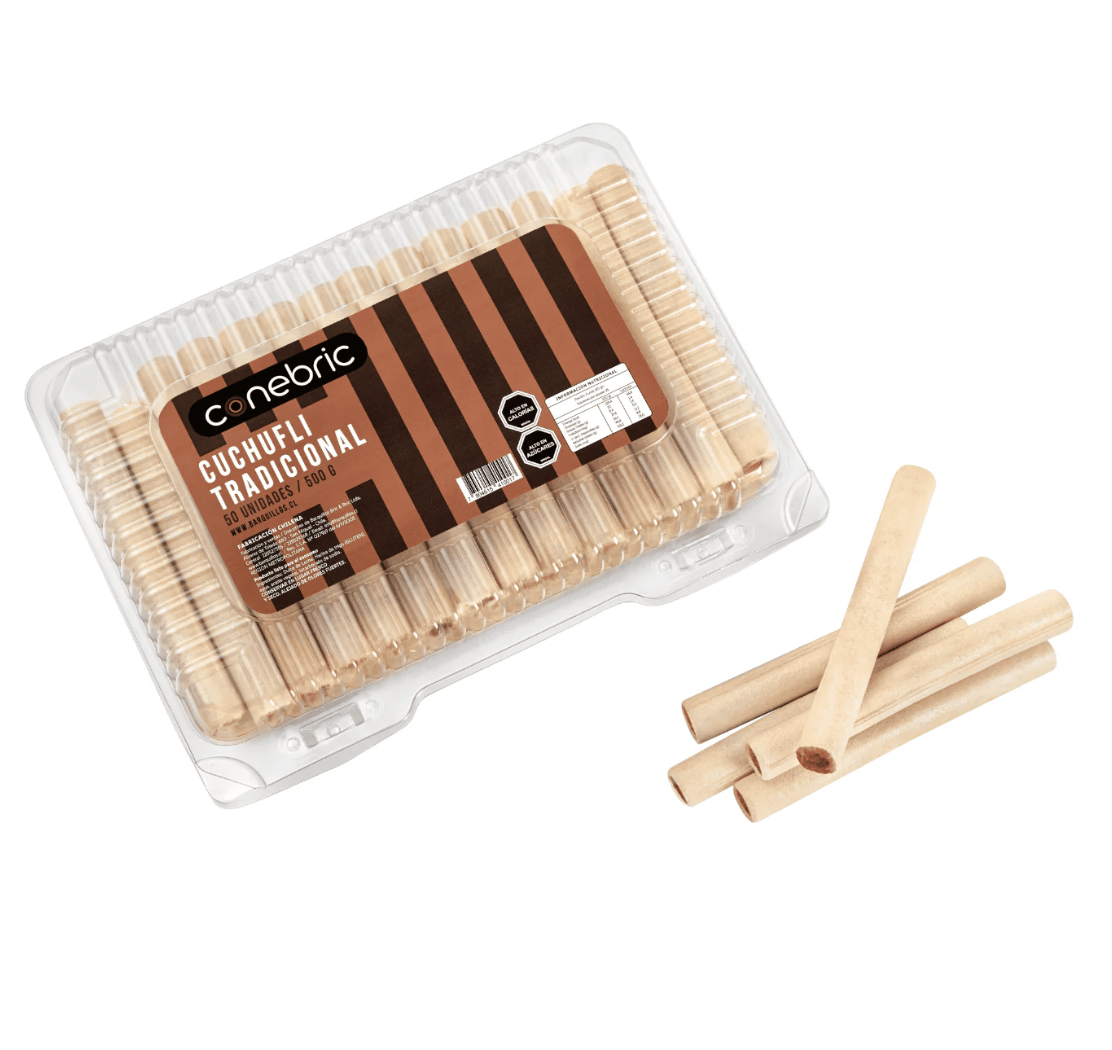 CUCHUFLI DISPLAY RELLENO CON MANJAR X 50 U1