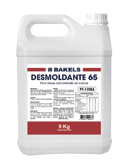 DESMOLDANTE 65 BAKELS 9 LITROS1