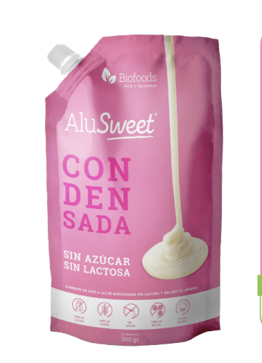 LECHE CONDENSADA 490GR ALUSWEET1