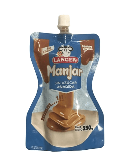 MANJAR LANGER 250 GR S/ GLUTEN Y AZUCAR1