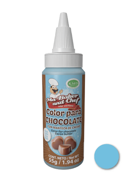 MANTECA DE CACAO MATE 55 GR AZUL CIELO MA BAKER1