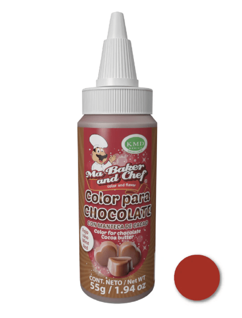 MANTECA DE CACAO MATE 55 GR ROJO MA BAKER AND CHEF1