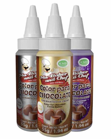 MANTECA DE CACAO METAL 55 GR PLATA MA BAKER AND CHEF1