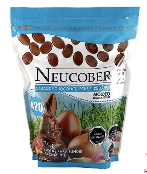NEUCOBER GOTAS CHOCOLATE LECHE MOLDEO 1 KG1
