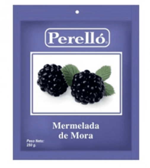 MERMELADA MORA BILAMINADO 250G PERELLO1