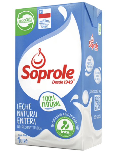 LECHE SOPROLE NATURAL 1 LITRO1