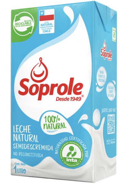 LECHE SOPROLE SEMIDESCREMADA 1 LITRO1