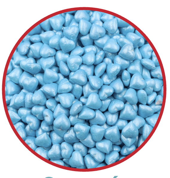 SPRINKLES CORAZON CHICO CELESTE - 50GR1