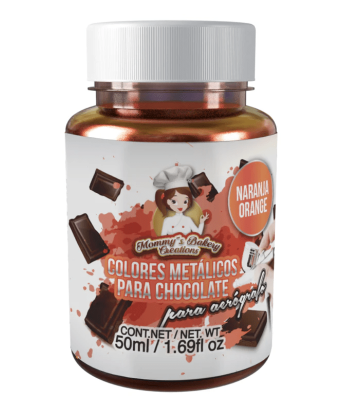 COLOR METALICO PARA CHOCOLATE NARANJA1