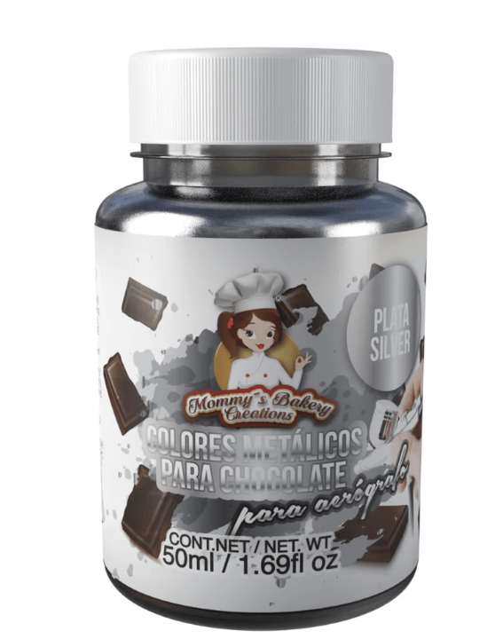 COLOR METALICO PARA CHOCOLATE PLATA1