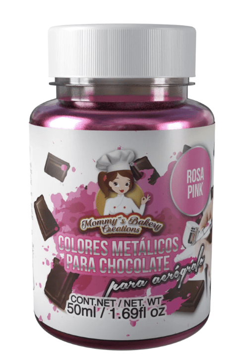 COLOR METALICO PARA CHOCOLATE ROSA1