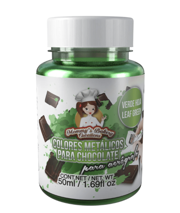 COLOR METALICO PARA CHOCOLATE VERDE1