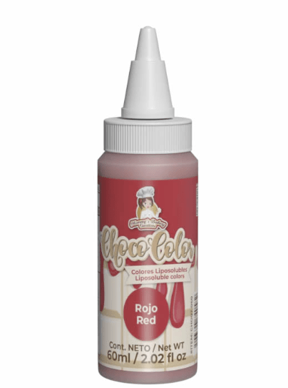 CHOCO COLOR LIPOSOLUBLE ROJO 60 ML1