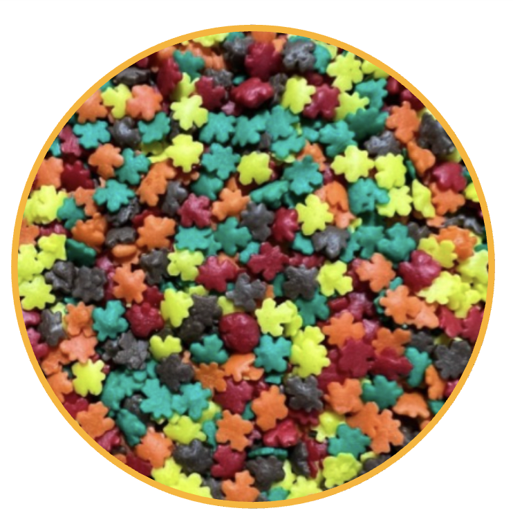 DECORACIÓN HOJAS DE OTOÑO 40G1