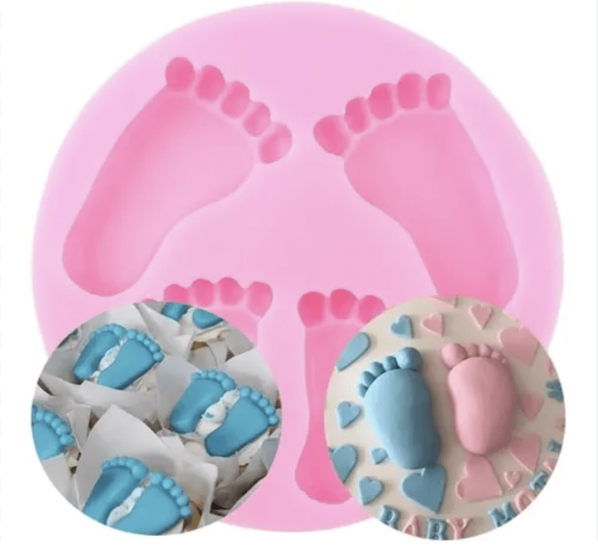 MOLDE FONDANT PIE BEBE JSF0251