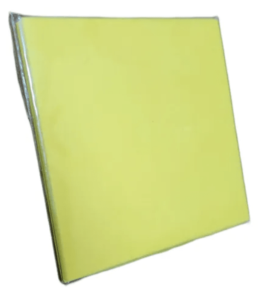 PAPEL ALFAJOR COLORES 15X15 CM X 100 U AMARILLO1